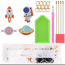 Carica l'immagine nel visualizzatore di Gallery, Portachiavi Diamond Painting 5D Universo