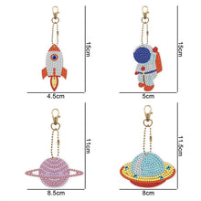 Carica l'immagine nel visualizzatore di Gallery, Portachiavi Diamond Painting 5D Universo