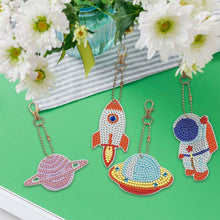 Carica l'immagine nel visualizzatore di Gallery, Portachiavi Diamond Painting 5D Universo