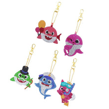 Carica l'immagine nel visualizzatore di Gallery, Portachiavi Diamond Painting 5D con Animali Sottomarini 5 Pezzi