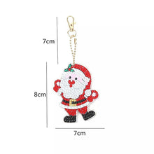 Carica l'immagine nel visualizzatore di Gallery, Portachiavi Natalizi Diamond Painting 21 Pezzi