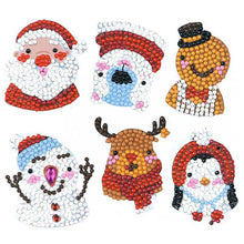 Carica l'immagine nel visualizzatore di Gallery, Set di Adesivi Diamond Painting 3 Natale per Bambini