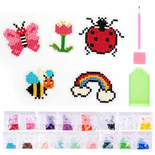 Carica l'immagine nel visualizzatore di Gallery, Set di Adesivi Diamond Painting Natura Colorata per Bambini