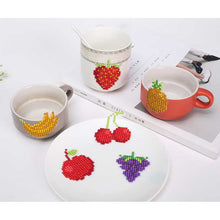 Carica l'immagine nel visualizzatore di Gallery, Set di Adesivi Diamond Painting con Frutta per Bambini