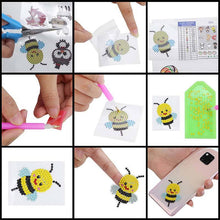 Carica l'immagine nel visualizzatore di Gallery, Set di Adesivi Diamond Painting Animali per Bambini