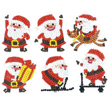 Carica l'immagine nel visualizzatore di Gallery, Set di Adesivi Diamond Painting con Babbo Natale per Bambini
