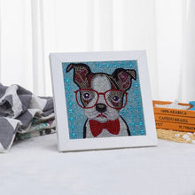 Carica l'immagine nel visualizzatore di Gallery, Kit Diamond Painting 5D per Bambini - Cane con Cornice Fotografica
