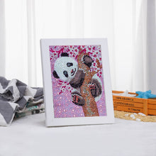 Carica l'immagine nel visualizzatore di Gallery, Diamond Painting 5D Panda per Bambini con Cornice Fotografica