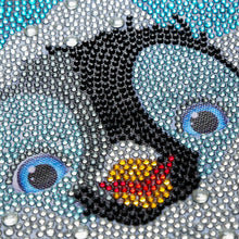 Carica l'immagine nel visualizzatore di Gallery, Kit Diamond Painting 5D per Bambini - Pinguino con Cornice Fotografica