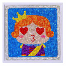 Carica l'immagine nel visualizzatore di Gallery, Diamond Painting Principe con Cornice Foto per Bambini