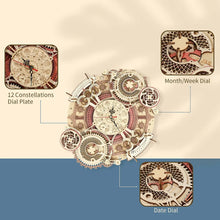 Carica l&#39;immagine nel visualizzatore di Gallery, Puzzle 3D - Orologio da parete dello zodiaco
