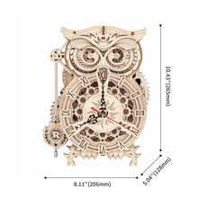 Carica l&#39;immagine nel visualizzatore di Gallery, Puzzle 3D - Gufo Orologio