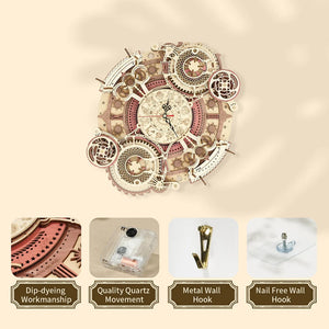 Puzzle 3D - Orologio da parete dello zodiaco