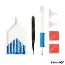 Carica l&#39;immagine nel visualizzatore di Gallery, Diamond Painting - Farfalla Morpho Blu