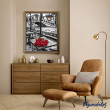 Carica l'immagine nel visualizzatore di Gallery, Dipingere con i numeri - Terrazza E Bouquet Di Rose