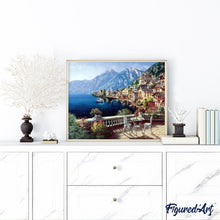 Carica l'immagine nel visualizzatore di Gallery, Dipingere con i numeri - Meraviglioso Mare E Montagne