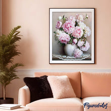 Carica l'immagine nel visualizzatore di Gallery, Dipingere con i numeri - Vaso Di Peonie