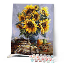 Carica l'immagine nel visualizzatore di Gallery, Dipingere con i numeri - Il Bouquet Di Girasoli Figured'Art