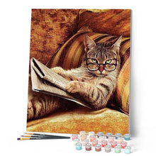 Carica l'immagine nel visualizzatore di Gallery, Dipingere con i numeri - Non Scherzare Con Questo Gatto Figured'Art