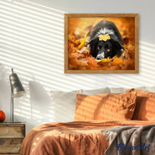 Carica l'immagine nel visualizzatore di Gallery, Dipingere con i numeri - Cane Nero Si Rilassa
