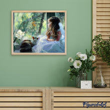 Carica l'immagine nel visualizzatore di Gallery, Dipingere con i numeri - Ragazza Che Guarda Attraverso La Finestra