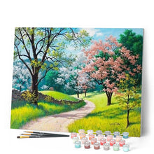Carica l'immagine nel visualizzatore di Gallery, Dipingere con i numeri - Passeggiata Durante La Stagione Primaverile Figured'Art