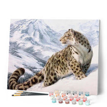 Carica l'immagine nel visualizzatore di Gallery, Dipingere con i numeri - Leopardo Delle Nevi Figured'Art