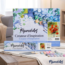 Carica l'immagine nel visualizzatore di Gallery, Dipingere con i numeri - Fiori Rossi E Margherite