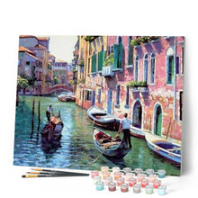 Carica l'immagine nel visualizzatore di Gallery, Dipingere con i numeri - Canali Di Venezia Figured'Art
