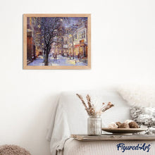 Carica l'immagine nel visualizzatore di Gallery, Dipingere con i numeri - Città Durante L'Inverno