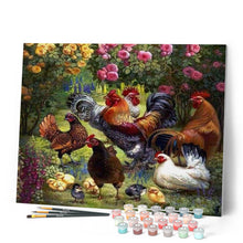 Carica l'immagine nel visualizzatore di Gallery, Dipingere con i numeri - Gallo E Gallina Figured'Art