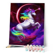 Carica l'immagine nel visualizzatore di Gallery, Dipingere con i numeri - Unicorno Colorato Figured'Art