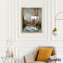 Carica l'immagine nel visualizzatore di Gallery, Dipingere con i numeri - Unicorno Nella Foresta
