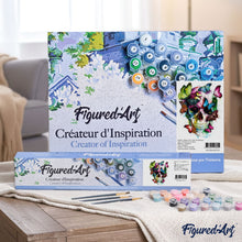 Carica l'immagine nel visualizzatore di Gallery, Dipingere con i numeri - Farfalle Colorate E Teschio
