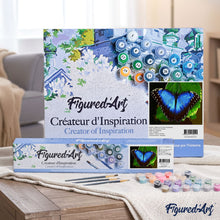 Carica l'immagine nel visualizzatore di Gallery, Dipingere con i numeri - Farfalla Blu