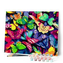 Carica l'immagine nel visualizzatore di Gallery, Dipingere con i numeri - Farfalle Colorate Figured'Art