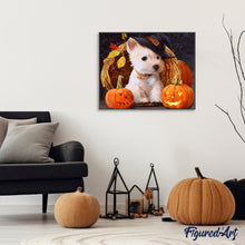 Carica l'immagine nel visualizzatore di Gallery, Dipingere con i numeri - Westie Ad Halloween