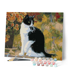 Carica l'immagine nel visualizzatore di Gallery, Dipingere con i numeri - Gatto Bianco E Nero Figured'Art