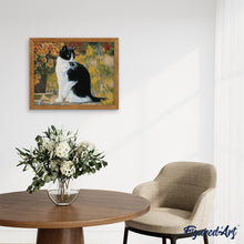 Carica l'immagine nel visualizzatore di Gallery, Dipingere con i numeri - Gatto Bianco E Nero