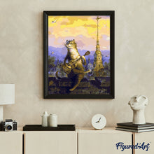 Carica l'immagine nel visualizzatore di Gallery, Dipingere con i numeri - Gatto Che Suona La Chitarra