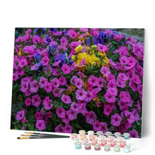 Carica l'immagine nel visualizzatore di Gallery, Dipingere con i numeri - Fiori Che Sbocciano Viola Figured'Art