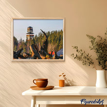 Carica l'immagine nel visualizzatore di Gallery, Dipingere con i numeri - Torre Nella Foresta
