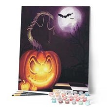 Carica l'immagine nel visualizzatore di Gallery, Dipingere con i numeri - Zucche Di Halloween Figured'Art