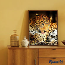 Carica l'immagine nel visualizzatore di Gallery, Dipingere con i numeri - Leopardo