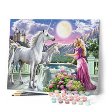 Carica l'immagine nel visualizzatore di Gallery, Dipingere con i numeri - La Bella E L'Unicorno Figured'Art