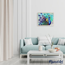 Carica l'immagine nel visualizzatore di Gallery, Dipingere con i numeri - Pavone Colorato