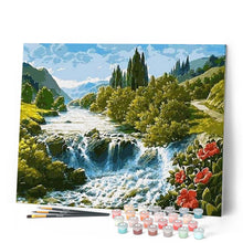 Carica l'immagine nel visualizzatore di Gallery, Dipingere con i numeri - Cascata Figured'Art