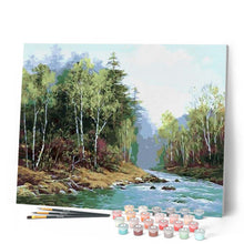 Carica l'immagine nel visualizzatore di Gallery, Dipingere con i numeri - Fiume In Primavera Figured'Art