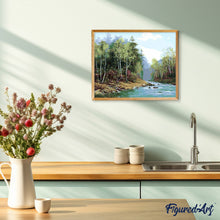 Carica l'immagine nel visualizzatore di Gallery, Dipingere con i numeri - Fiume In Primavera
