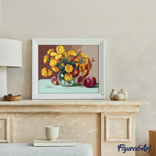 Carica l'immagine nel visualizzatore di Gallery, Dipingere con i numeri - Vaso Con Girasoli E Mele